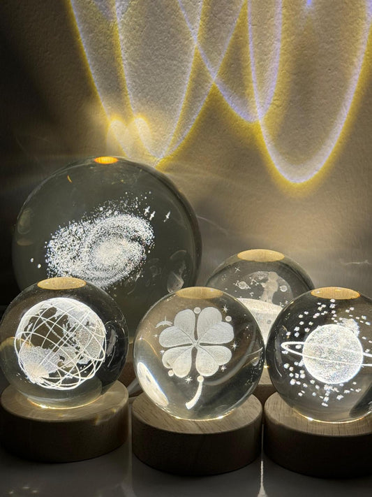 Romantik Ortamlar İçin Işıklı Kristal Küre Fikirleri